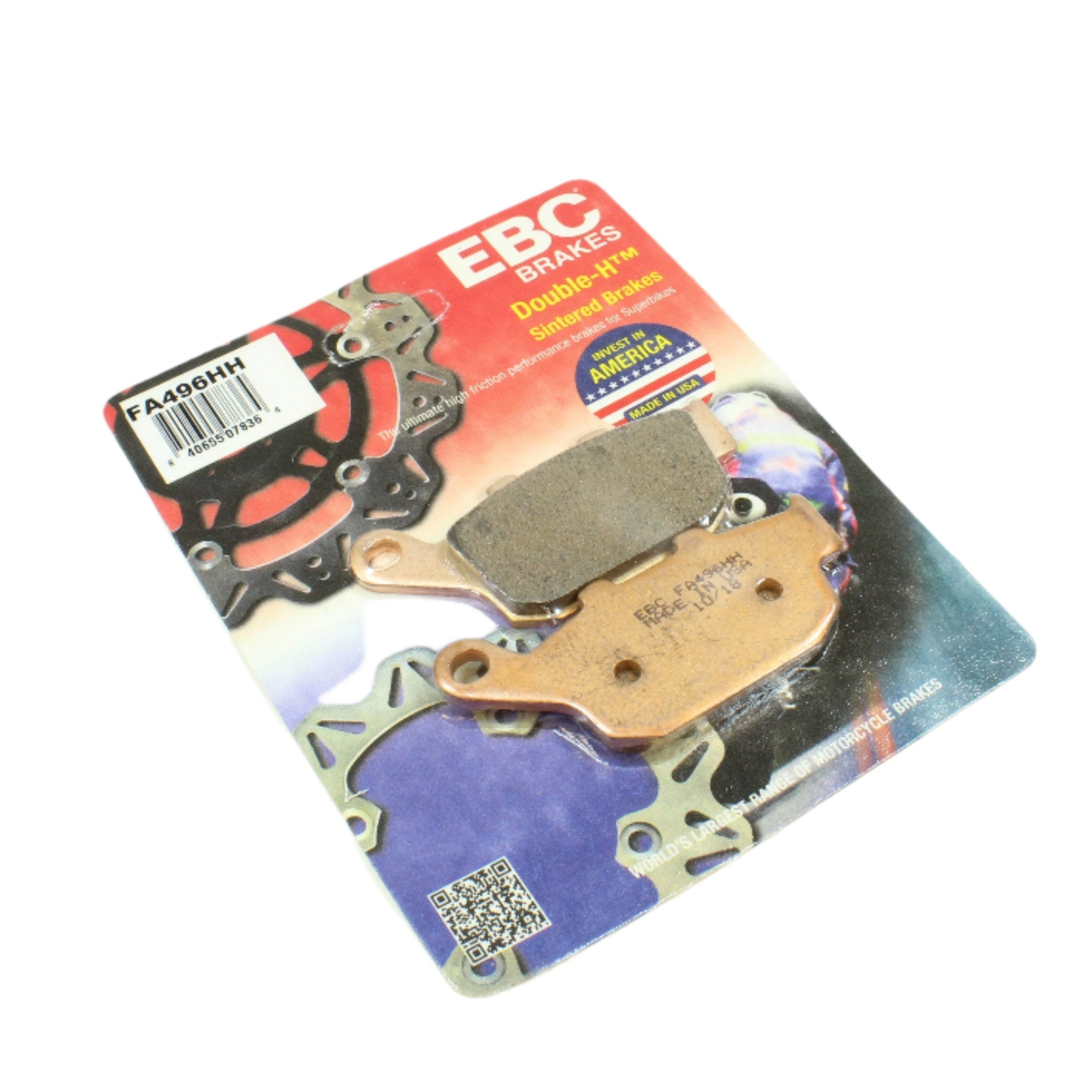 EBC Bremsbeläge Set FA499/4HH - Für Hohe Leistung, Mit Original-Federn, Radiusgebohrt