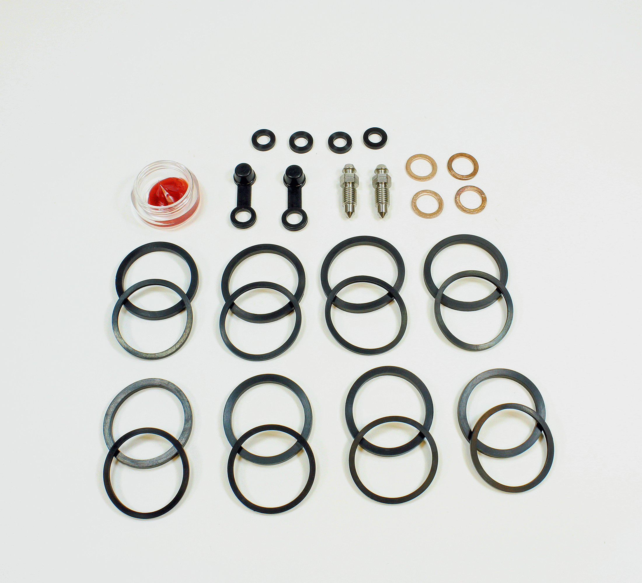 Brake Caliper Seal Kit for 1990-1993 Kawasaki Ninja ZX11:ZX1100C - Fro