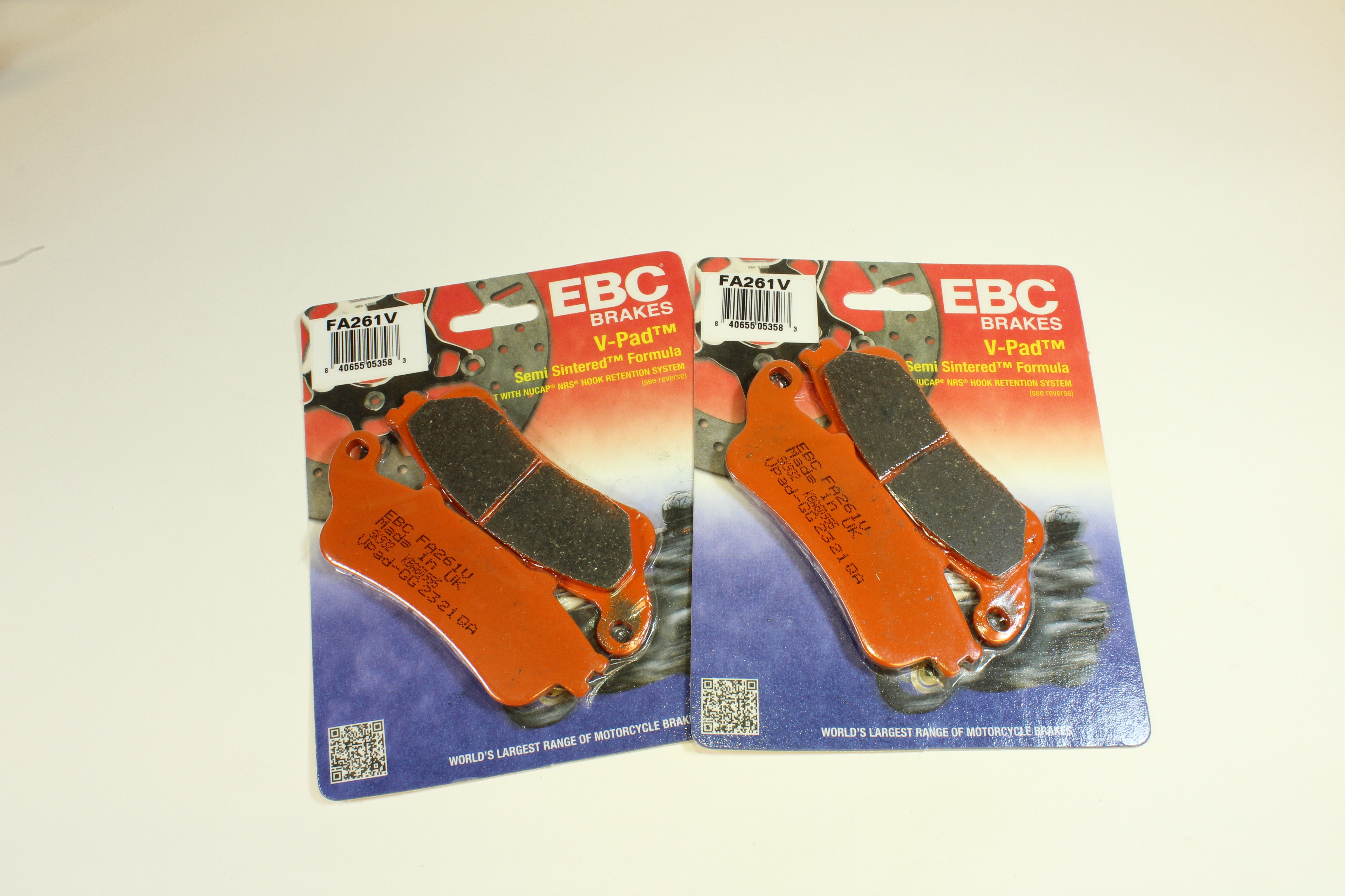 EBC Brake Pad Set Organic for 2005-2006 Honda VTX1800S1-Front