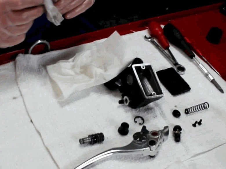 Motorcycle Front Master Cylinder Rebuild - Part 2 Reassembly