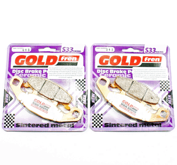 Brake Pad Set Sintered Front GoldFren S33-013 EBC Equiv FA129 for 2 Calipers