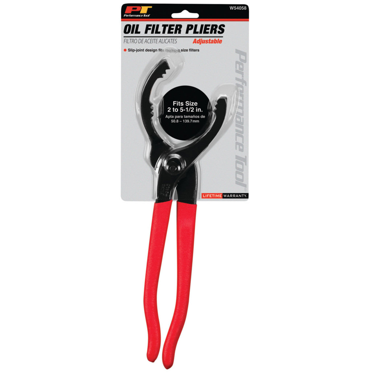 Performance Tool Oil Filter Pliers