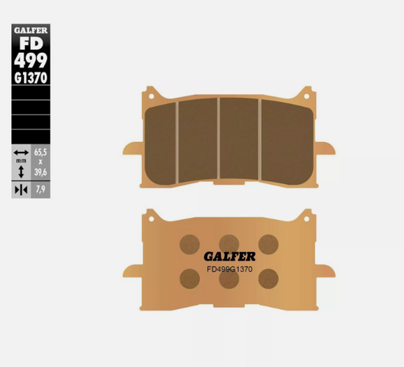 Galfer Brake Pads Front Sintered FD499G1370 (EBC FA679)