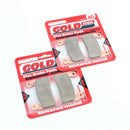 Brake Pad Set for both Front Calipers GoldFren AD-134 2 Pair EBC Eq FA296 FA265-1