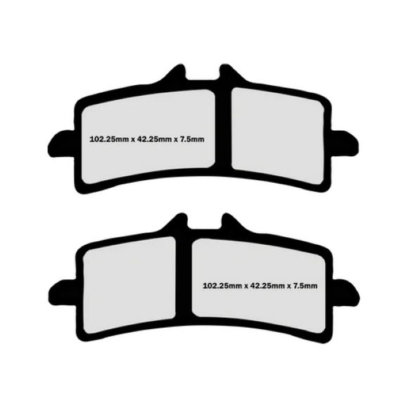 Lyndall Racing X-Treme Brake Pads 8101-XS Brembo 108mm RM (EBC FA447)