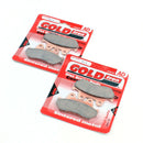 Brake Pad Set Ceramic Goldfren AD-049 for both Front Calipers 2 Pair EBC FA69/2-1
