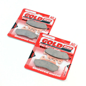 Brake Pad Set Ceramic Goldfren AD-049 for both Front Calipers 2 Pair EBC FA69/2