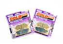 Brake Pad Set Racing GoldFren S33-099 Front 2 Pr EBC Equiv FA199-1
