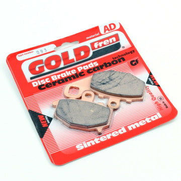 GoldFren AD-093 Sintered Brake Pads Rear (EBC Equivalent FA192HH)