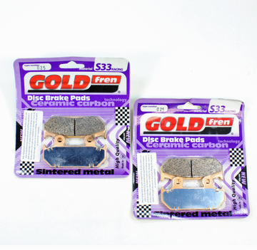 Brake Pad Set for 91-94 Honda CBR600F Front 2 Pr GoldFren S33-025 Racing EBC FA121 FA203