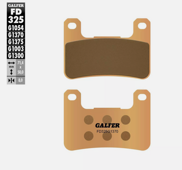 Galfer Brake Pads Front Sintered FD325G1370 (EBC FA379)