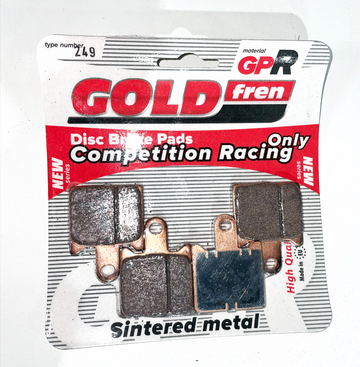 Brake Pads Racing Goldfren GPR-249  Competitive Racing Only Front