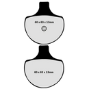 Lyndall Brakes Gold Plus Racing Brake Pads for 1988-1999 Harley-Davidson Sportster 1200:XLH1200-Front