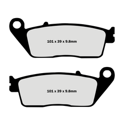 Lyndall Brakes Z Plus Brake Pads Honda Triumph Victory Buell Indian (EBC 196)