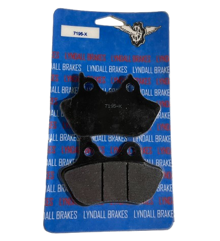 Lyndall Brakes X Racing Brake Pads for 2001-2006 Harley-Davidson Softail:Standard EFI FXSTI-Front Rear