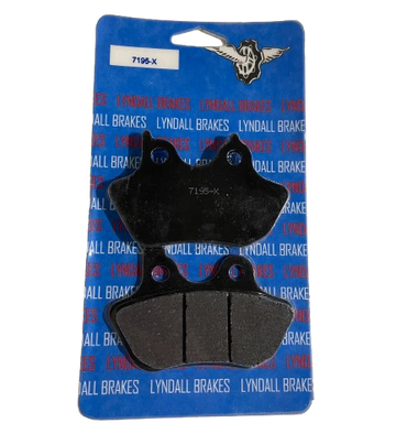 Lyndall Brakes X Racing Brake Pads for 2001-2006 Harley-Davidson Softail:Standard EFI FXSTI-Front Rear