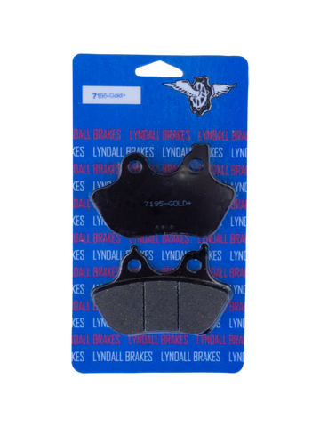 Lyndall Brakes Gold Plus Racing Brake Pads for 2000-2003 Harley-Davidson Sportster 883:Hugger XLH883-Front Rear