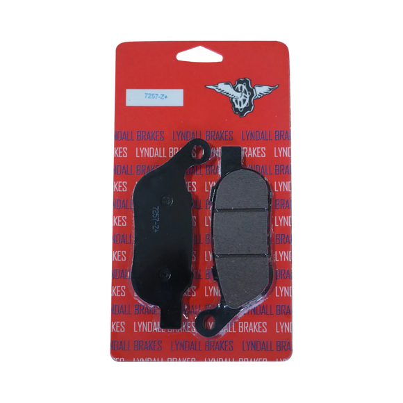 Lyndall Brakes Z Racing Brake Pads for 2008-2017 Harley-Davidson Dyna:Street Bob FXDB-Rear