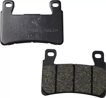 Lyndall Brakes Gold Plus Racing Brake Pads for 2015-2017 Harley-Davidson Fat Boy Lo:FLSTFB-Front