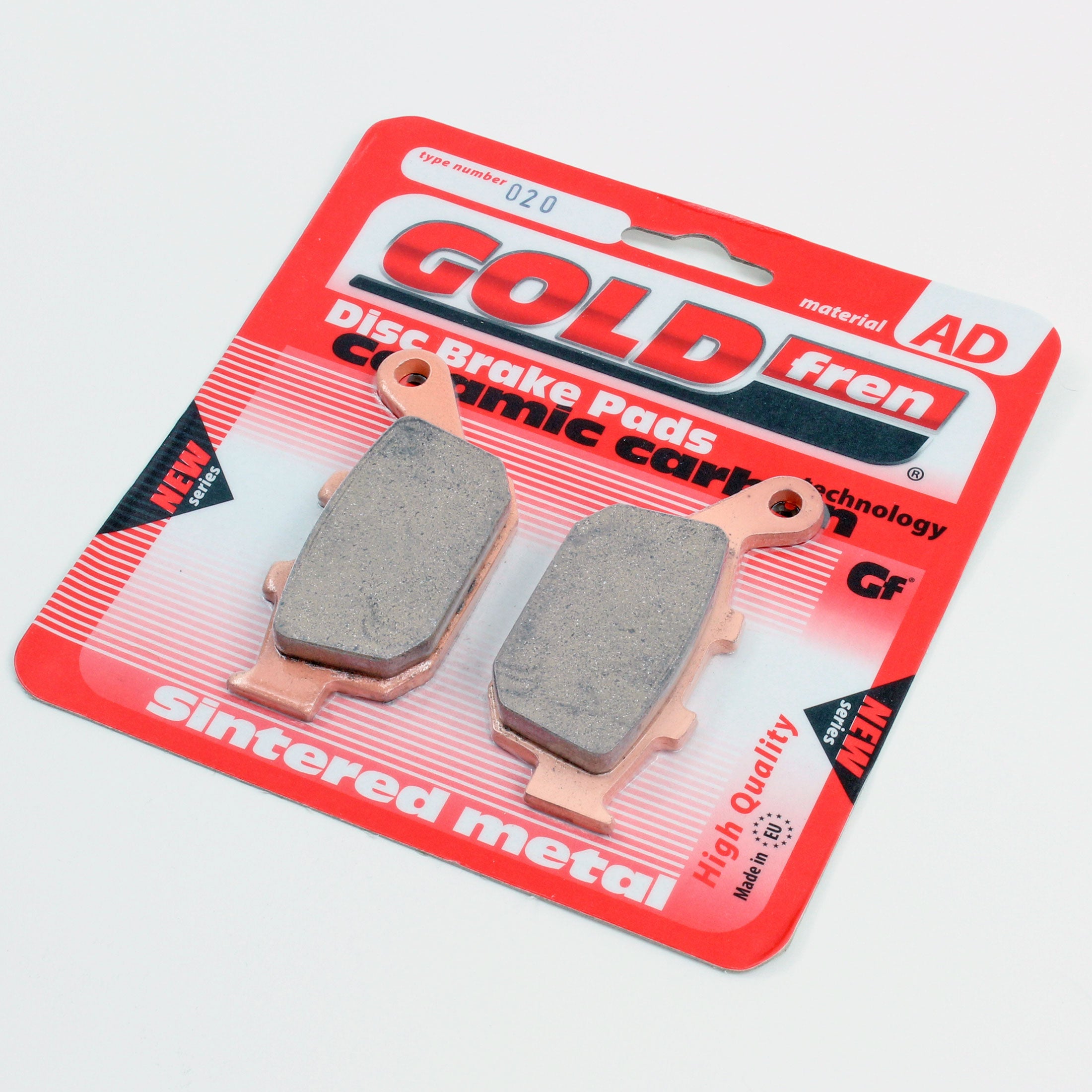 GoldFren Brake Pads AD Ceramic for 2017-2019 Kawasaki Z900:ZR900-Rear