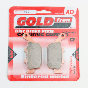GoldFren AD-020 Sintered Brake Pads (EBC Equivalent FA140HH)