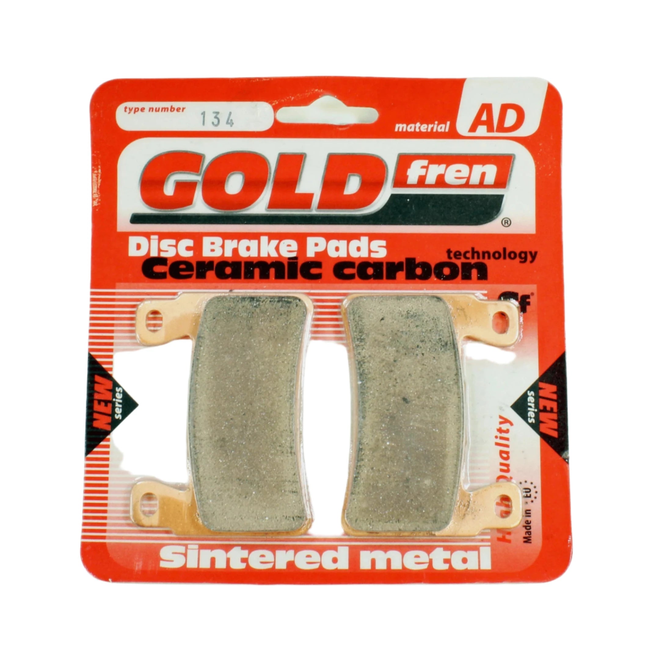 GoldFren Brake Pad Set AD Ceramic for 1998-2000 Honda CBR900RR-Front