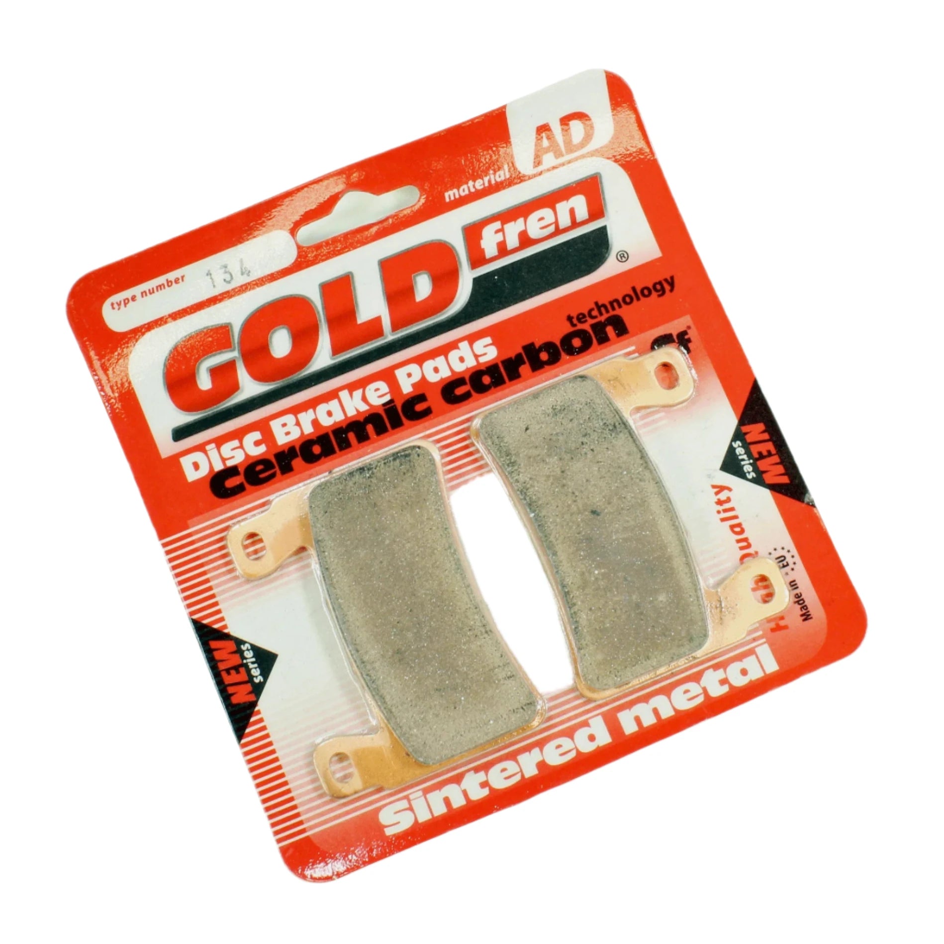 GoldFren Brake Pad Set AD Ceramic for 1998-2000 Honda CBR900RR-Front - 0