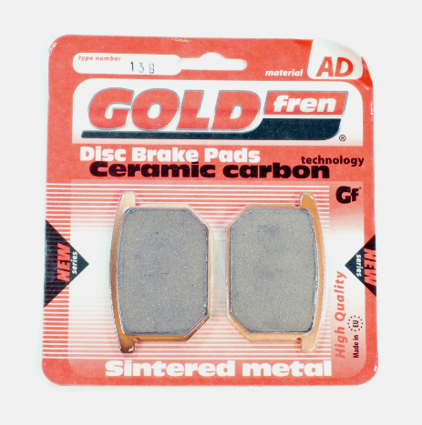 GoldFREN AD Ceramic Carbon Brake Pads for 1983 Suzuki Tempter 650:GR650/GR650X - Front