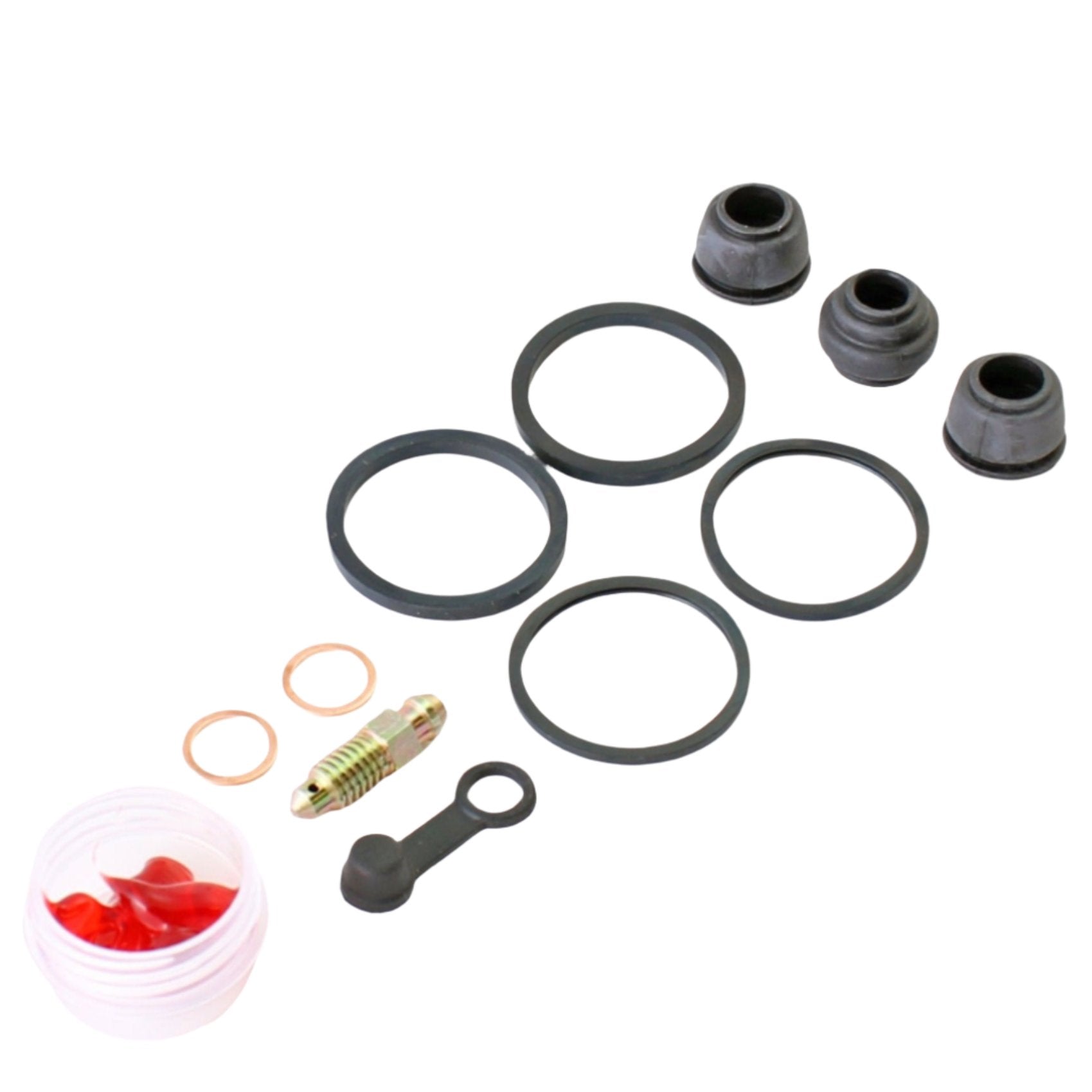 Brake Caliper Seal Kit for 1982 Honda Goldwing 1100:GL1100A Aspencade-Front/Rear - for 1 Caliper