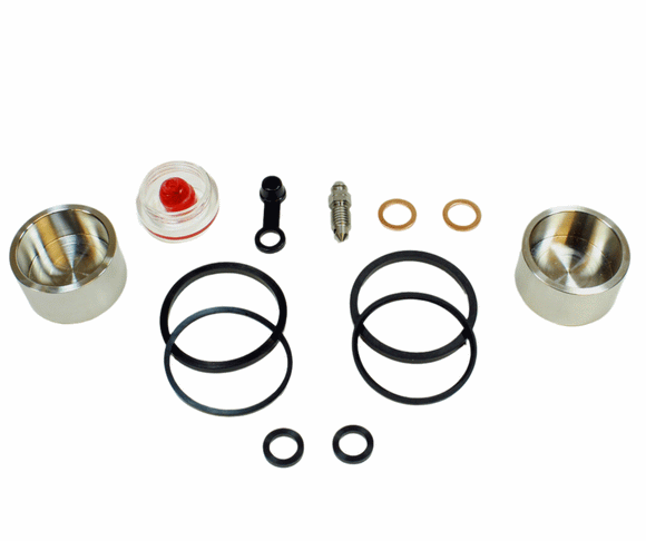 Brake Caliper Seal Kit with Stainless Piston for 1984-1987 Yamaha Virago 700:XV700 - Front - for 1 Caliper