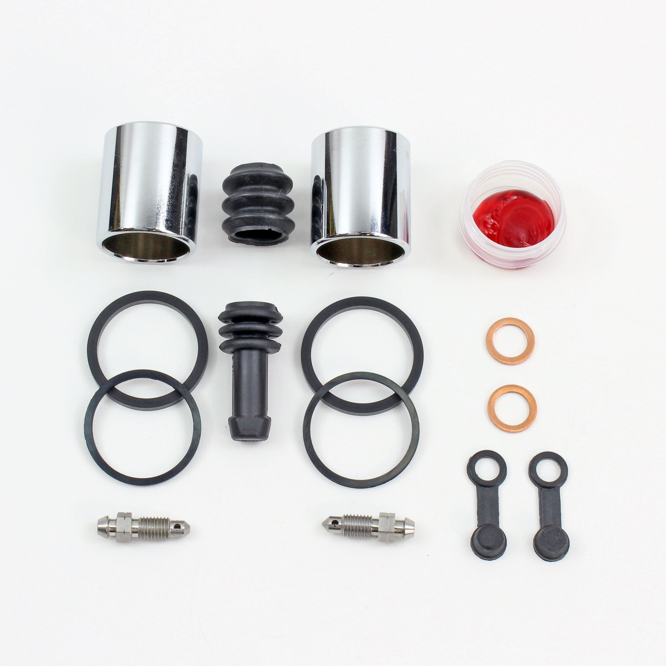 Brake Caliper Seal Kit with OEM Piston for 2018 Kawasaki Vulcan 900:VN900C Custom-Rear