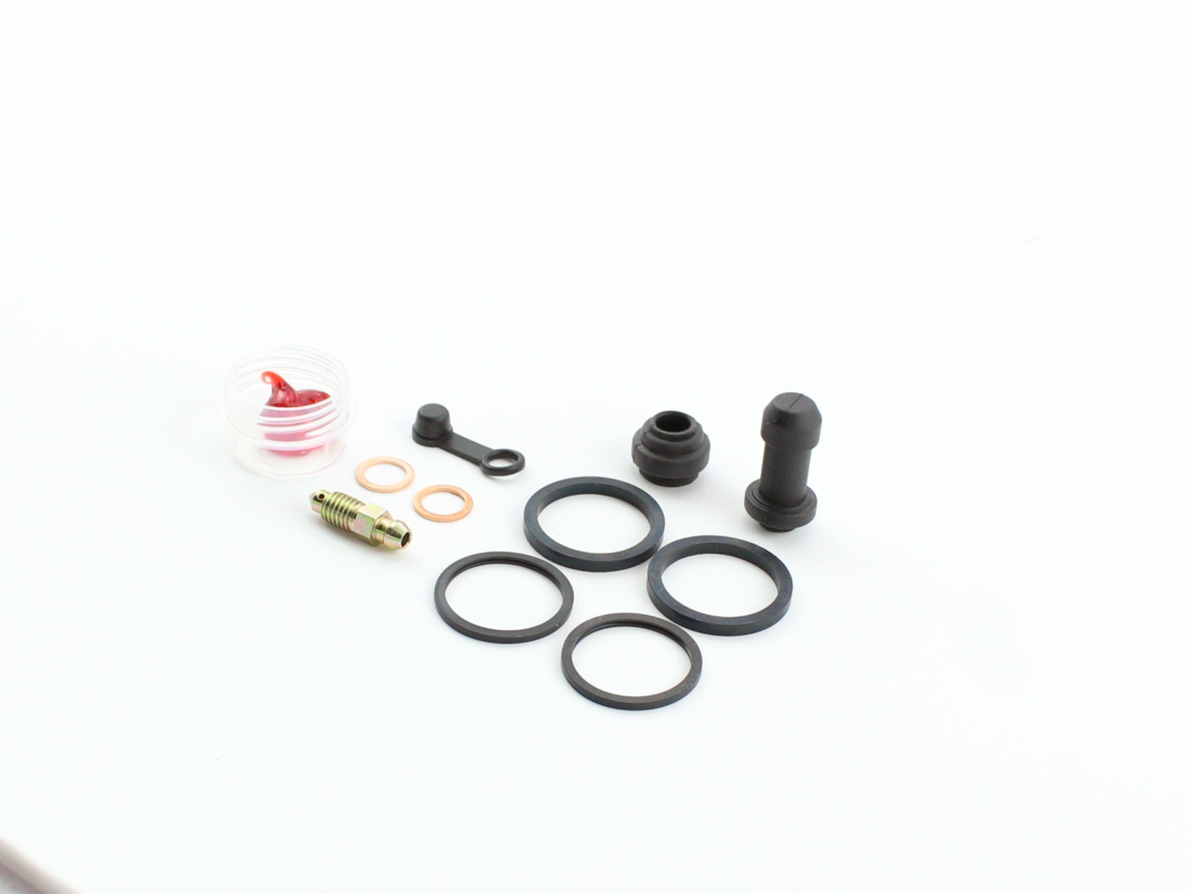 Brake Caliper Seal Kit for 1997 Honda Shadow ACE 750:VT750C Black-Front - for 1 Caliper