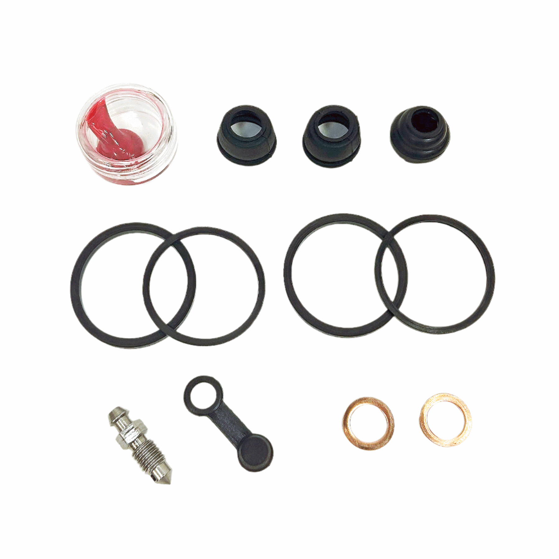 Brake Caliper Seal Kit for 1983 Honda Goldwing 1100:GL1100A Aspencade - Rear - for 1 Caliper