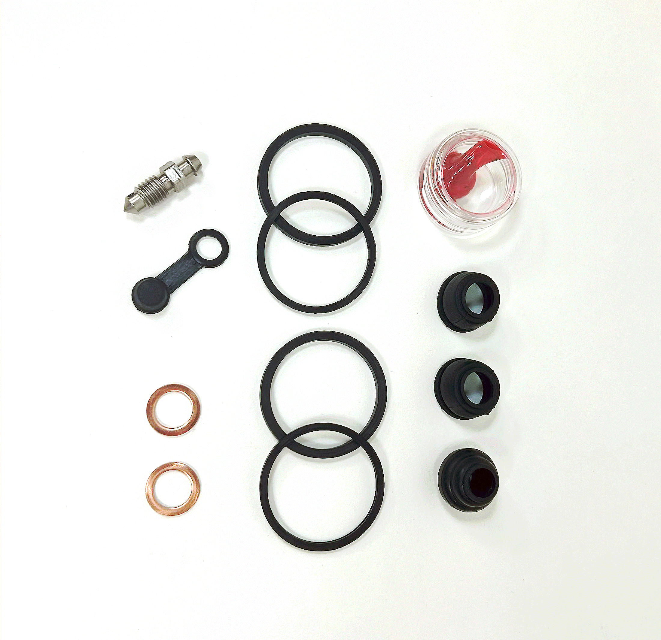 Brake Caliper Seal Rebuild Kit for 1984-1987 Honda Goldwing GL1200i Interstate - 0