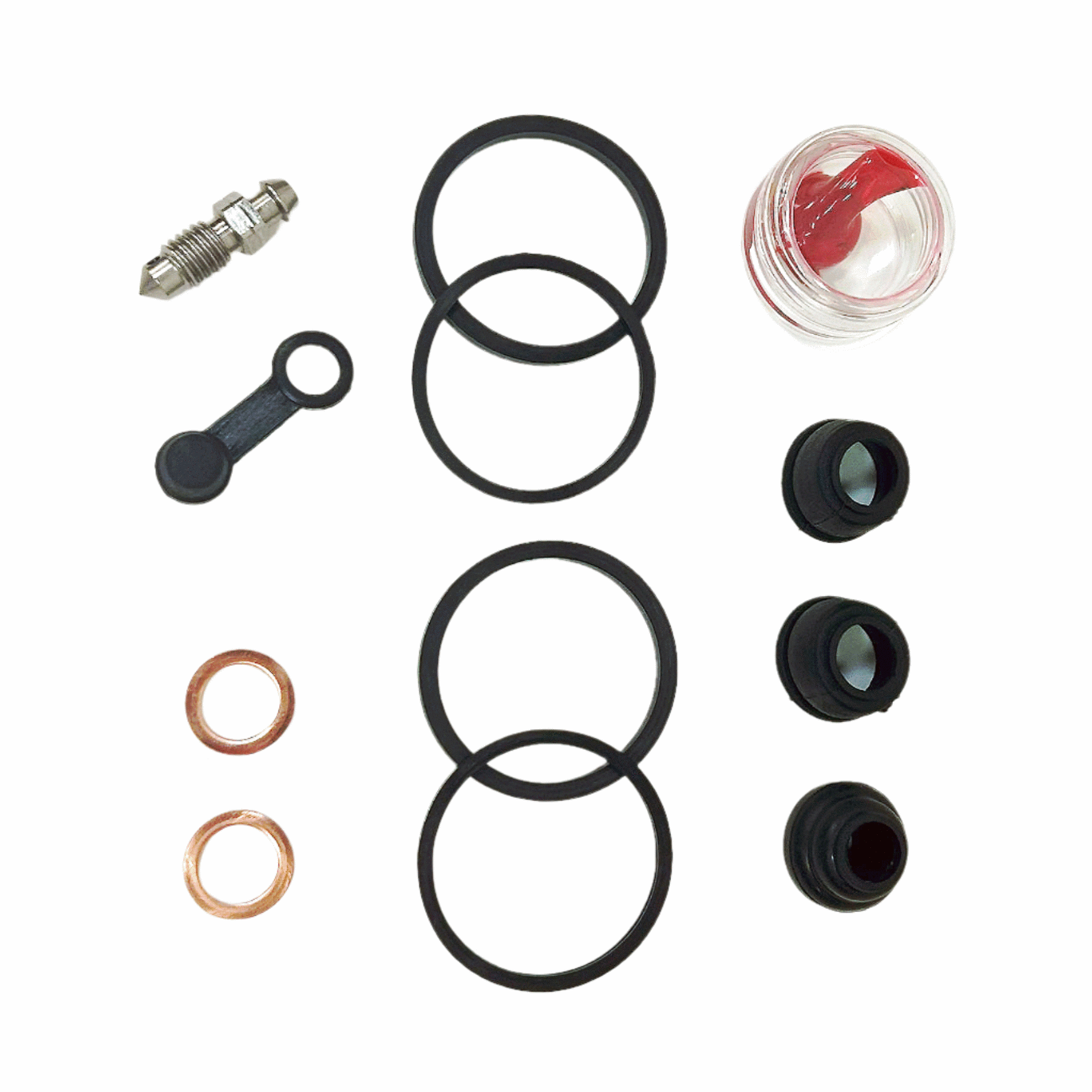 Brake Caliper Seal Kit for 1983 Honda Goldwing 1100:GL1100A Aspencade - Rear - for 1 Caliper