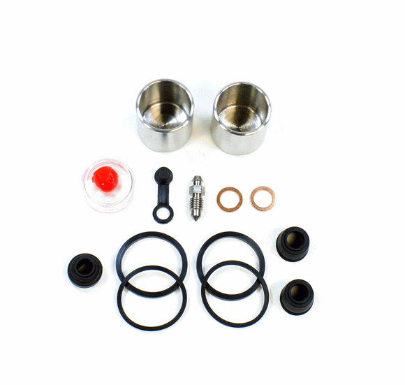 Brake Caliper Seal Kit with Stainless Piston for 1984-1987 Honda Goldwing 1200:GL1200A Aspencade-Rear - for 1 Caliper