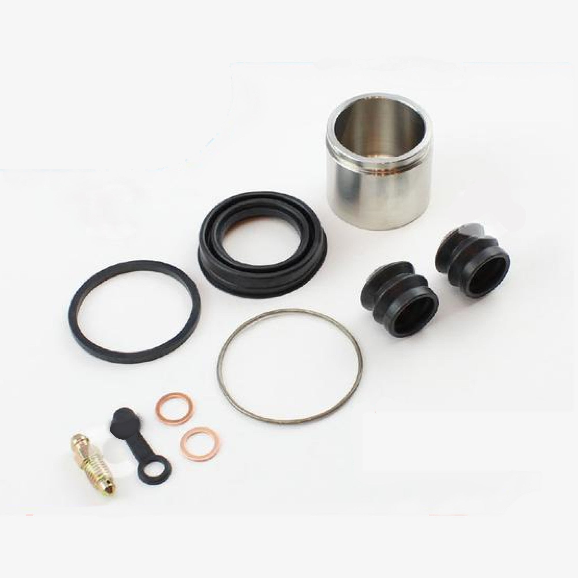 Brake Caliper Seal Kit with Stainless Piston for 1977-1980 Honda CB750F Super Sport- Front - for 1 Caliper