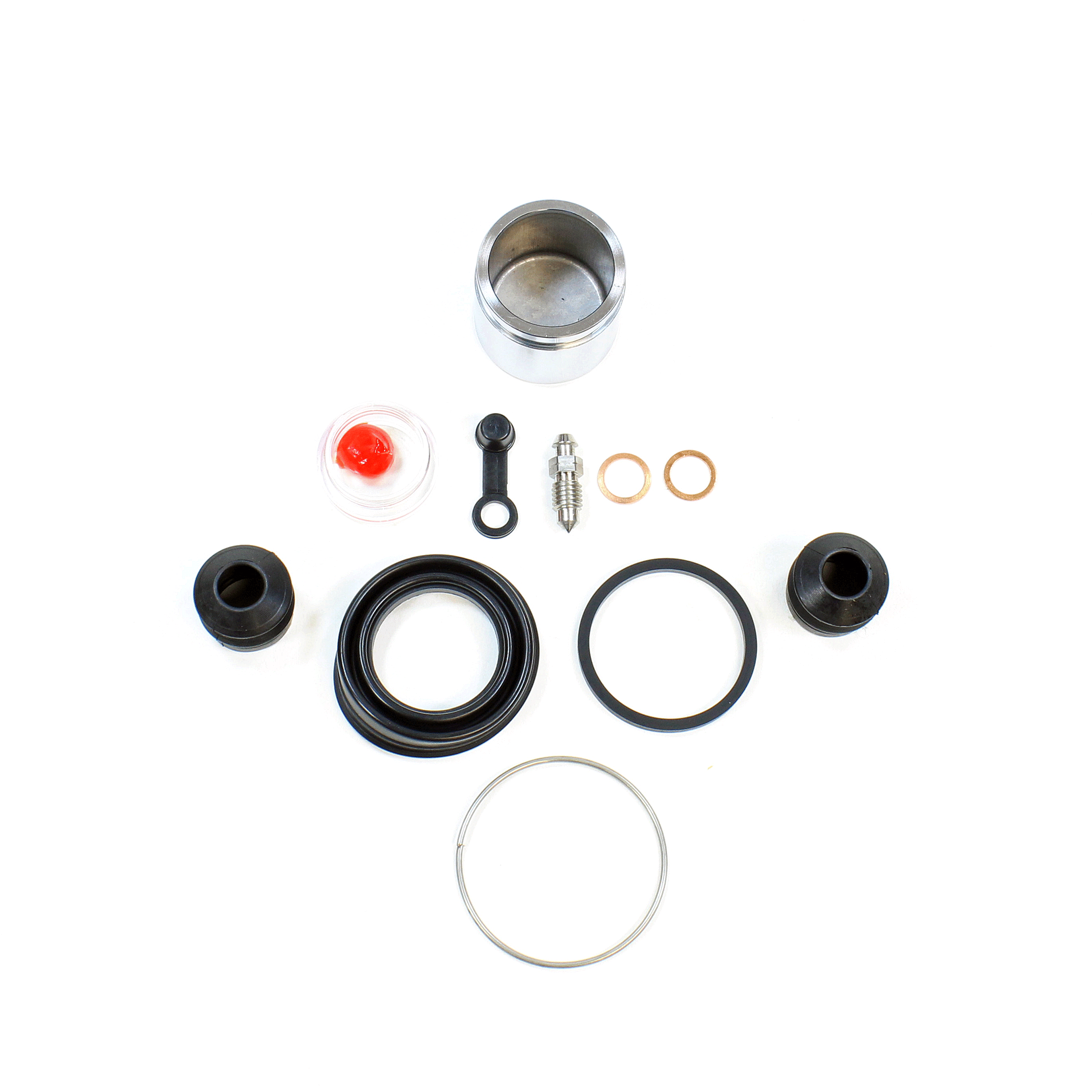 Brake Caliper Seal Kit with OEM Piston for 1977-1980 Honda CB750F Super Sport- Front- for 1 Caliper