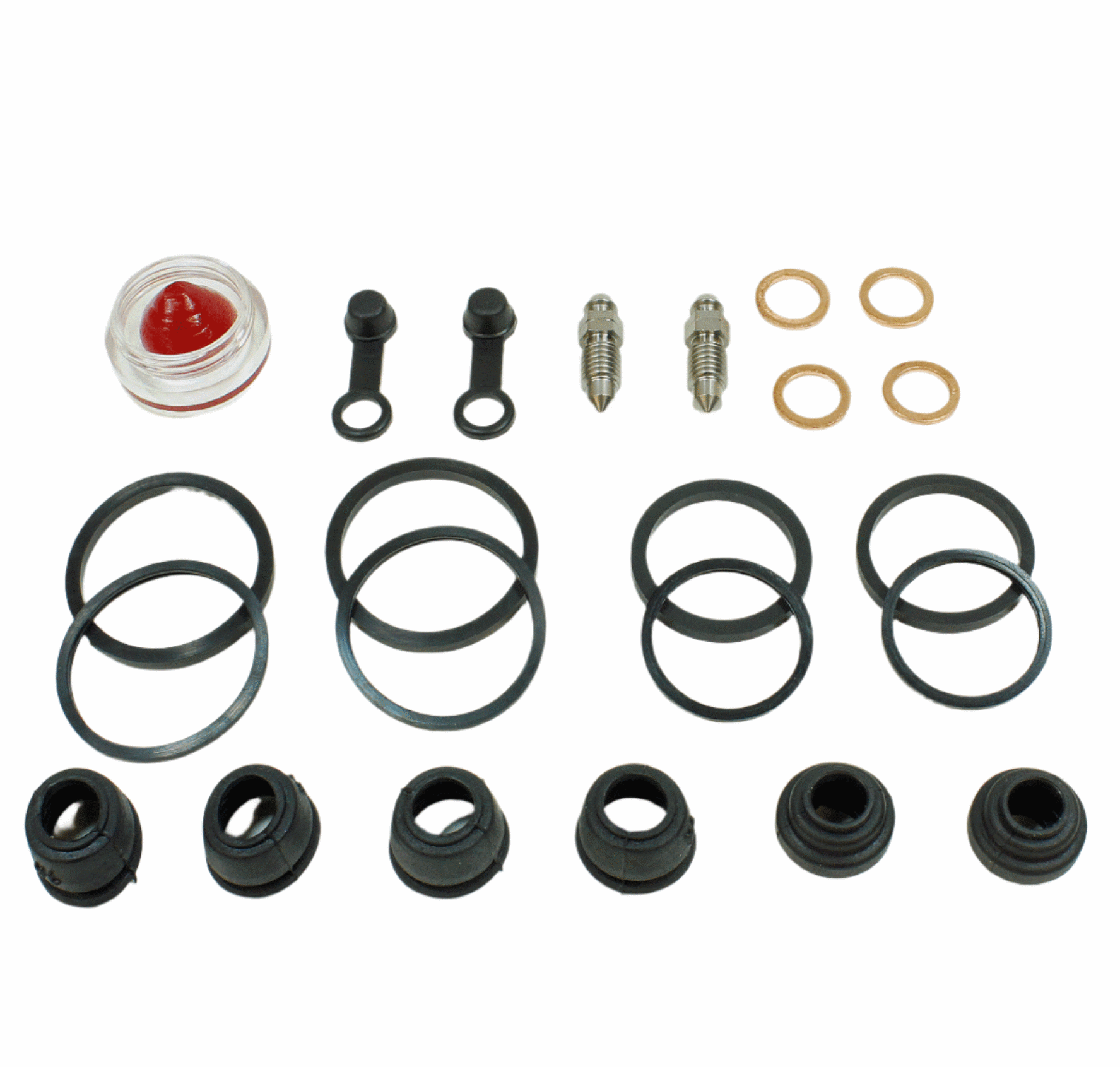 Brake Caliper Seal Kit for 1986 Honda Goldwing 1200:GL1200SE - Front - for 2 Calipers