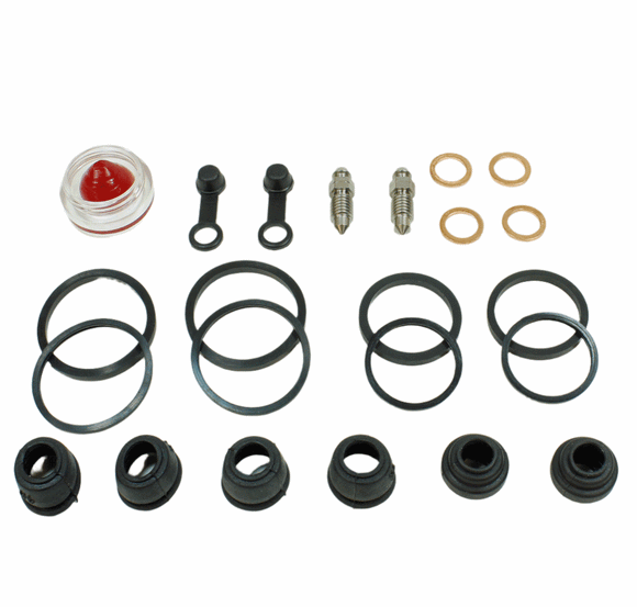 Brake Caliper Seal Kit for 1984-1987 Honda Goldwing 1200:GL1200A Aspencade - Front - for 2 Calipers