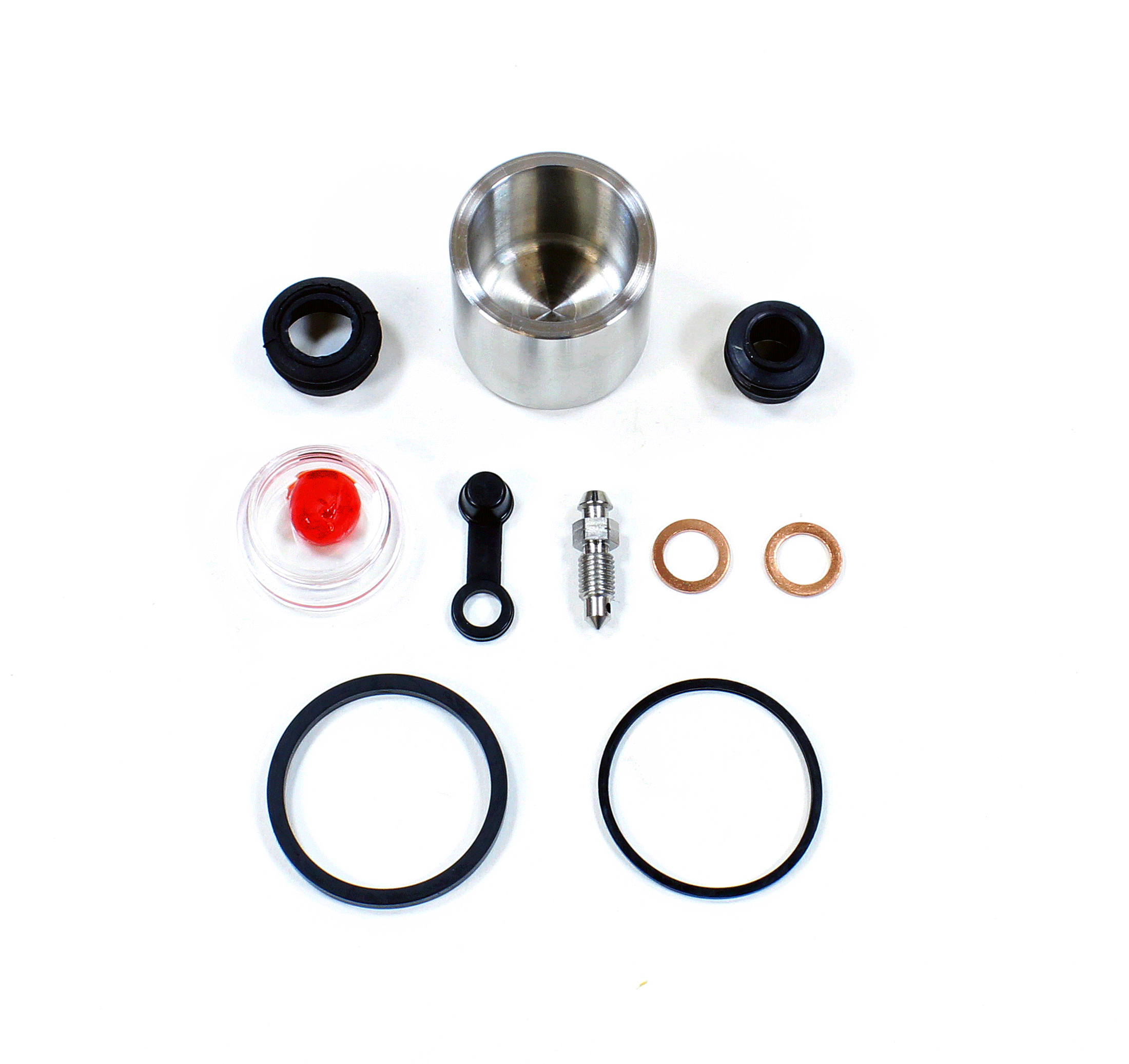 Brake Caliper Seal Kit with Stainless Piston for 1984-1985 Yamaha RZ350 - Front - for 1 Caliper