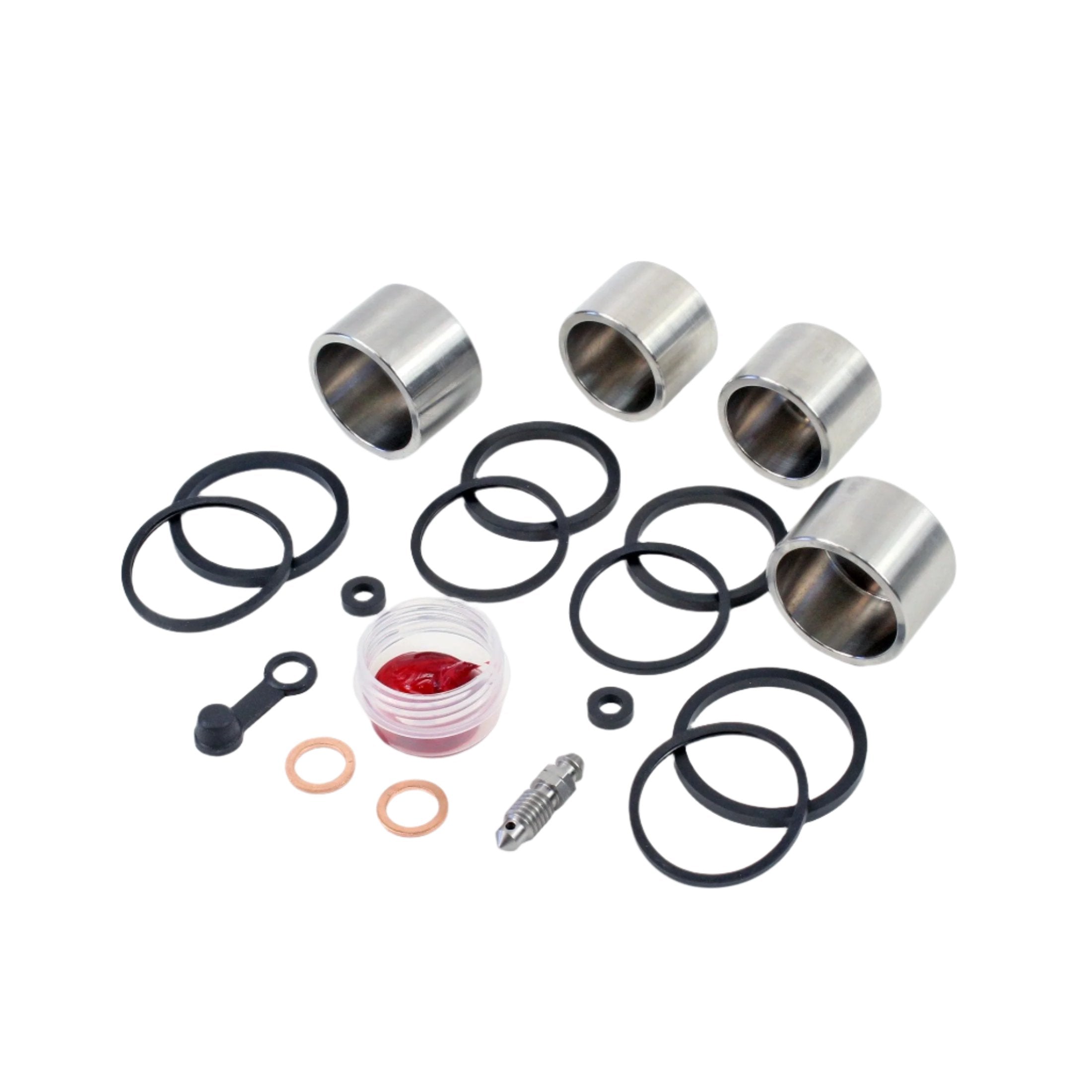 Brake Caliper Seal & SS Piston Kit for 2000-2003 Suzuki GSXR750 - Front - for 1 Caliper