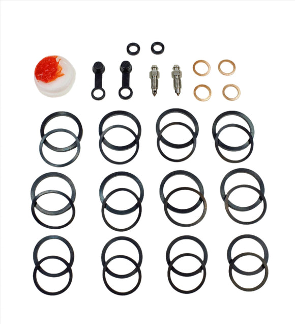Brake Caliper Seal Kit for 2001-2002 Suzuki GSXR1000 - Front - for 2 Calipers