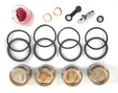 Brake Caliper Seal Kit with OEM Piston  for 2008-2013 Harley-Davidson Road Glide:FLTR-Front - for 1 Caliper