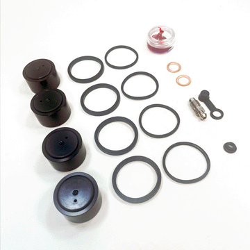 Brake Caliper Seal Kit with OEM Piston  for 2008-2013 Harley-Davidson Road Glide:FLTR-Rear - for 1 Caliper