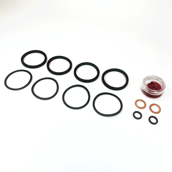 Brake Caliper Seal Kit for 2001-2006 Harley-Davidson Softail:Standard EFI FXSTI-Front & Rear - for 1 Caliper