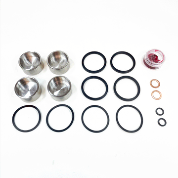 Brake Caliper Seal Kit with OEM Piston  for 2001-2006 Harley-Davidson Softail:Standard EFI FXSTI-Front & Rear - for 1 Caliper