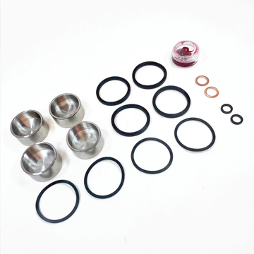 Brake Caliper Seal Kit with OEM Piston  for 2000-2006 Harley-Davidson Road Glide:EFI FLTRI-Front & Rear - for 1 Caliper - 0