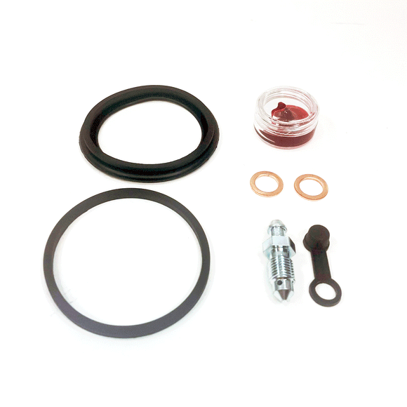 Brake Caliper Seal Kit for 1980-1981 Harley-Davidson Electra Glide:Sport FLHS-Front Rear - for 1 Caliper