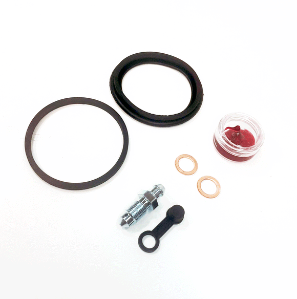 Brake Caliper Seal Kit for 1980-1981 Harley-Davidson Electra Glide:Sport FLHS-Front Rear - for 1 Caliper